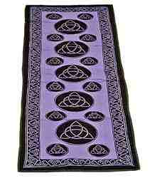 Wholesale Purple Triquetra Cotton Yoga Mat