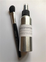 MUA -  Professional use Brush Cleaner 100ml e ( Trial Run ) With FREE Lip sable brush RRP £3