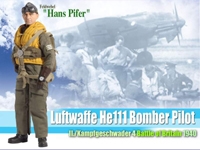 Luftwaffe He111 Bomber Pilot I./Kampfgeschwader 26 (Feldwebel) "Hans Pifer"