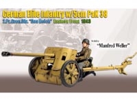 Schutz "Manfred Weller" w/Gunner Figure 2.Pz.Gren.Div. "Das Reich" 5cm PaK 38 Eastern Front 1943