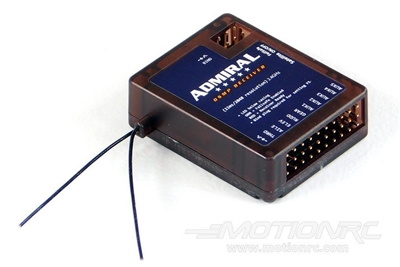 Admiral RX1000 10-Channel DSMX Compatible Receiver with Diversity Antenna