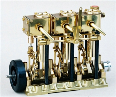 Saito 3-Cylinder Steam Engine T3DR - 7133/01