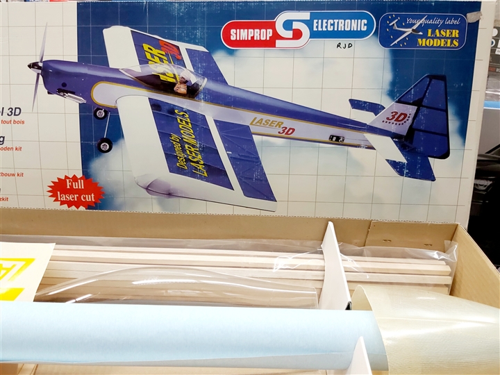 Laser 3D Fun Fly Kit 58" Full Laser Cut