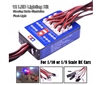 TAM 12 LED Lighting Kit, Headlights Steering Brake Simulation Flash for 1/10 or 1/8 Scale RC Cars