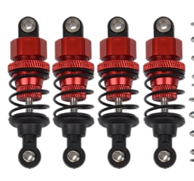 Aluminum Shock Set  55mm Red for Tamiya TT02 TT01 M5 M6