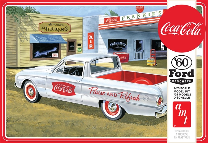 1/25 1960 Ford Ranchero w/Coke Chest Coca-Cola AMT1189M