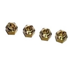 APS Brass Wheel Hex Adapters for 1:18 TRX-4M, APS29027