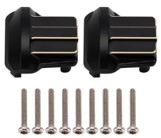 APS Brass (Black Plated) Differential Covers for 1:18 TRX-4M, APS29037K