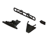 Arrma Lower Skid And Bumper Set - Black, ARA-1577
