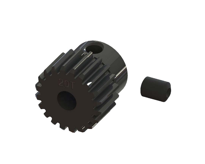 203205 Arrma 0.5 Mod Steel CNC Pinion Gear (3.2mm Bore) (20T) ARA-2029