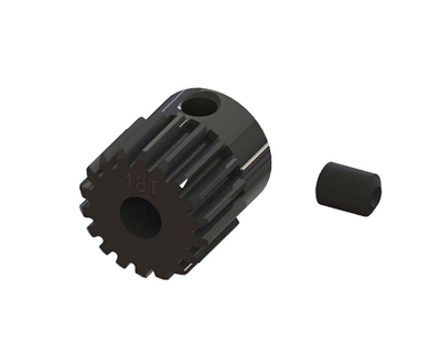 183205 Arrma 0.5 Mod Steel CNC Pinion Gear (3.2mm Bore) (18T) ARA-2031