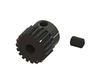 193205 Arrma 0.5 Mod Steel CNC Pinion Gear (3.2mm Bore) (19T) ARA2032