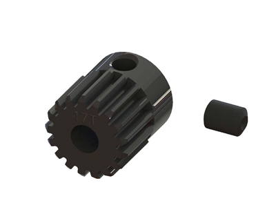 173205 Arrma 0.5 Mod Steel CNC Pinion Gear (3.2mm Bore) (17T) ARA-2033