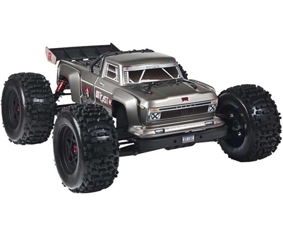 1/8 Outcast 6S 4WD BLX Stunt Truck Silver ARA106042T1