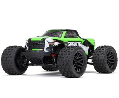 Arrma 1/18 GRANITE GROM MEGA 380 Brushed 4X4 Monster Truck RTR with Battery & Charger, Green