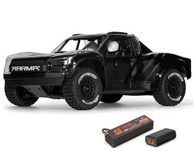 Arrma 1/16 MOJAVE GROM 4X4 RTA KIT Brushed Desert Truck (Battery & Charger Included), Clear/Black - ARA2104KT1