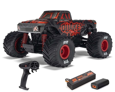 Arrma 1/16 QUAKE GROM Brushed 4x4 RTR (B&C Incl) Red, ARA2137T1