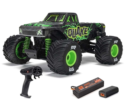 Arrma 1/16 QUAKE GROM Brushed 4x4 RTR (B&C Incl) Green, ARA2137T2