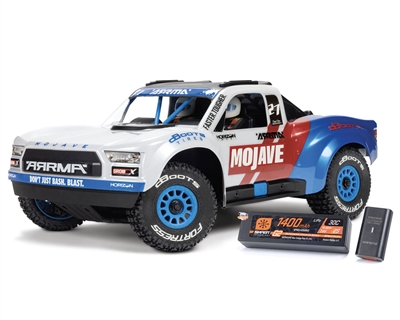 Arrma 1/16 MOJAVE GROM 223S DSC 4X4 RTR Brushless Desert Truck, White (Battery & Charger Included) ARA2304ST2