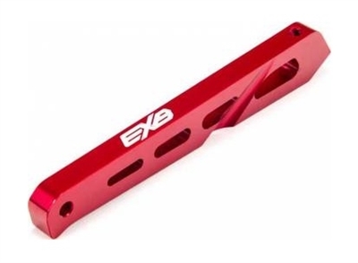 Rear Center Chassis Brace Aluminum 87mm Red ARA320566