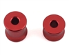 Aluminum Chassis Brace Spacer Set Red ARA320569