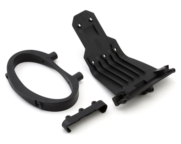 Arrma Big Rock 6S BLX Rear Skid, Skid Mount & Bumper Loop - ARA320723