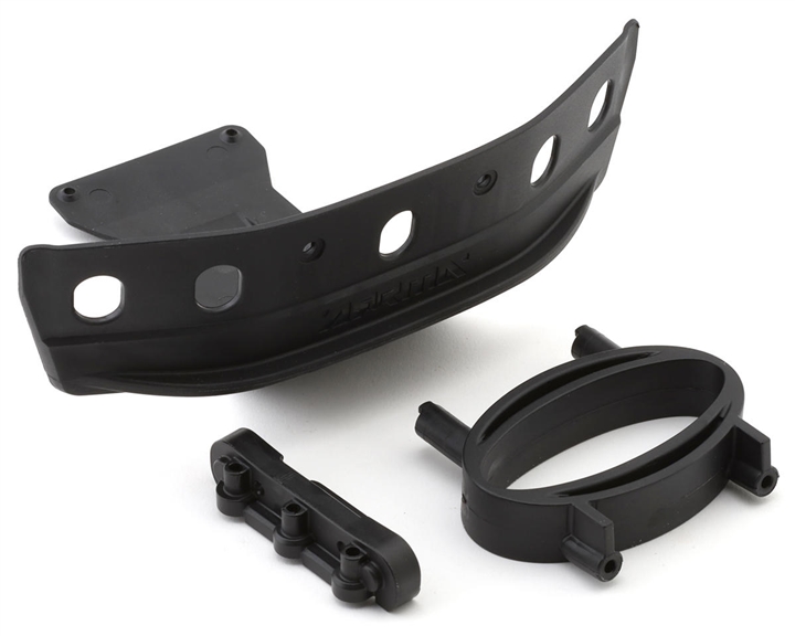 Arrma Big Rock 6S BLX Front Skid, Skid Mount & Bumper Loop - ARA320724