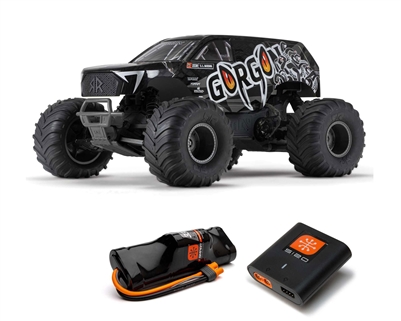 Arrma 1/10 GORGON 4X2 MEGA 550 Brushed Monster Truck Ready-To-Assemble Kit with Battery & Charger - ARA3230SKT1