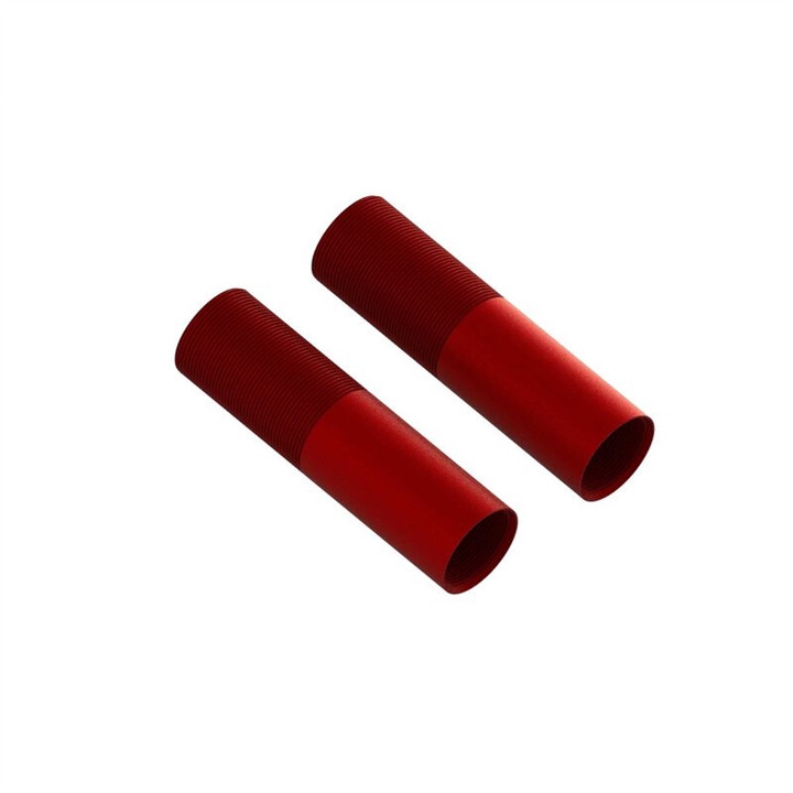 Aluminum Shock Body 24x83mm (Red) (2) ARA330578