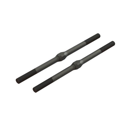 Steel Turnbuckle M4x85mm Black (2) ARA330716