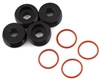 Arrma Typhon TLR Roller Aluminum Front Hub Nut w/O-Rings (Black) (4)