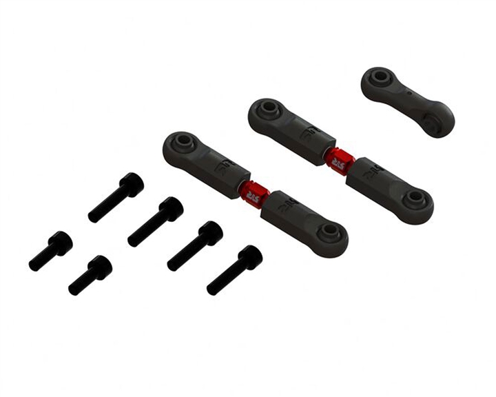 Aluminum Adjustable Steering Links Set B (2): GROM - ARA340217