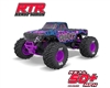 Arrma 1/10 QUAKE 223S DSC 2WD RTR Brushless Monster Truck, Purple - ARA3537T3