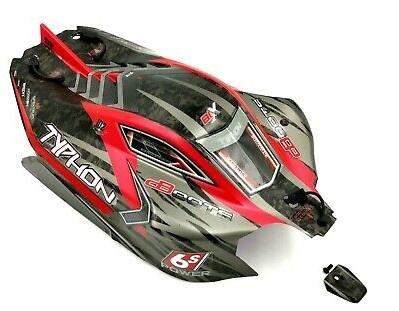 Body Painted w/Decals Typhon 6S Black/Red ARA406120