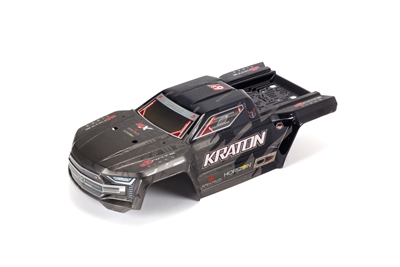 KRATON 1/8 EXB Painted Decaled Trimmed Body Black ARA406159