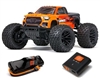 Arrma 1/10 GRANITE 4X2 BOOST MEGA 550 Brushed Monster Truck RTR with Battery & Charger, Orange, ARA4102SV4T1