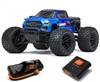 Arrma 1/10 GRANITE 4X2 BOOST MEGA 550 Brushed Monster Truck RTR with Battery & Charger, Blue, ARA4102SV4T2