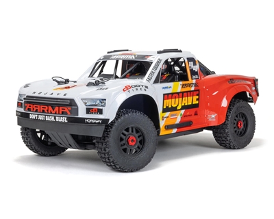 Arrma 1/8 MOJAVE 4X4 4S BLX Desert Truck RTR, White - ARA4404T1