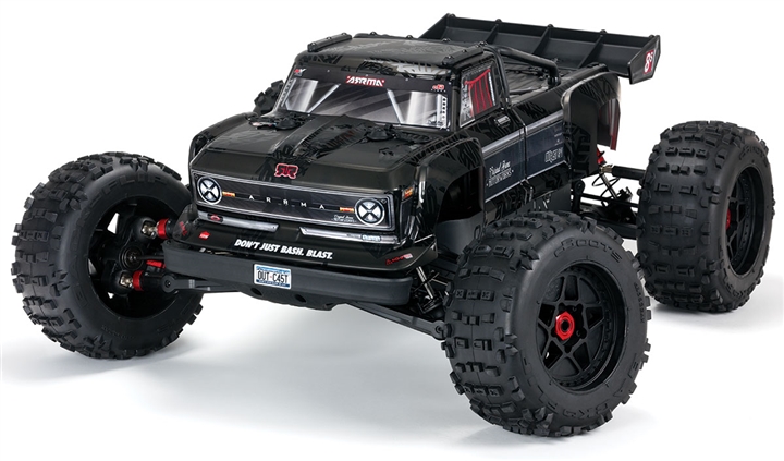 1/5 OUTCAST 4WD EXtreme Bash Roller Stunt Truck, Black Item No.ARA5210