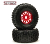 DBOOTS 'Fortress' Tire Set Glued (Red) (2pcs) ARA550065
