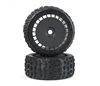 Arrma dBoots Katar T Belted 6S Tire Set Glued (Blk) (2)