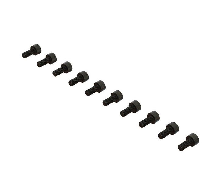 ARA702008 Cap Head Hex Machine Screw, M2.5x6mm (10)