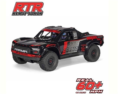 Arrma 1/7 MOJAVE 6S EXB 4X4 RTR Brushless Desert Truck, Black,  ARA7704V3T1