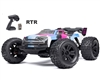 Arrma 1/8 KRATON 4X4 6S BLX BRUSHLESS V6 SPEED TRUCK RTR (Blue/Pink) ARA8608V6T2
