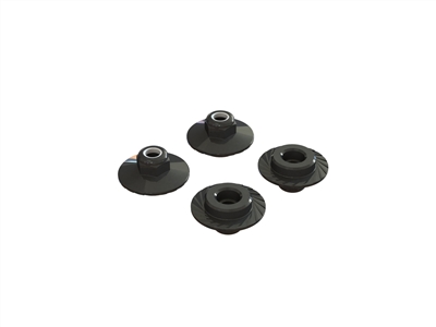 AR708007 Flanged Lock Nut 5x8mm (4) ARAC9698