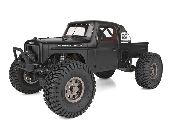 Element RC Enduro Ecto Black Trail Truck 4x4 RTR 1/10 Crawler Combo w/2.4GHz Radio, Battery & Charger, ASC40122C