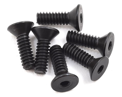 4400375 4-40 x 3/8" Team Associated 4-40 x 3/8" Flat Head Screw (6)