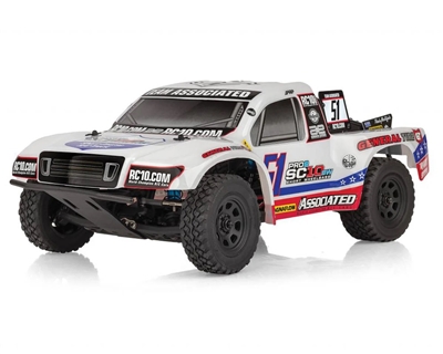 Team Associated Pro2 SC10SW 1/10 RTR 2WD Brushless Short Course Truck (White) w/2.4GHz Radio - ASC70040