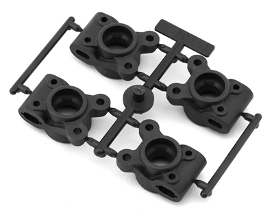 Team Associated RC10B84/RC10B7 Factory Team Carbon Rear Hub Carriers Set (-4mm Offset) ASC92519