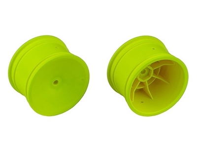 Team Associated 12mm Hex 2.2 Rear Hex Wheels (2) (B6/B64) (Yellow) ASC9696